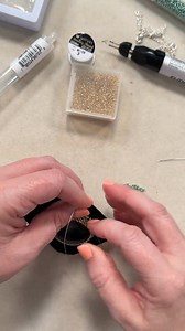 Ready to create something beautiful? Watch this tutorial video and learn how to craft a stunning beaded pendant featuring a radiant Labradorite pear cabochon 😍 It’s the perfect way to add an eye-catching, handmade piece to your jewellery collection ✨ | JewelleryMaker