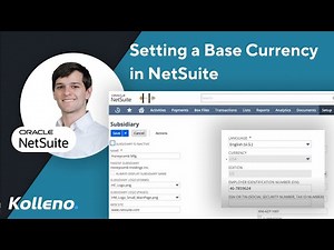 NetSuite Tutorial | Setting a Base Currency in NetSuite