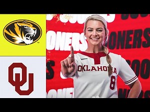 Oklahoma vs. Missouri Softball Full Game | Mar 23, 2025 College Softball Today