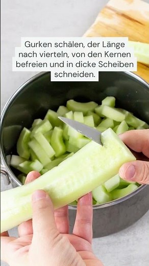 Senfgurken einlegen: Einfaches Rezept mit Schälgurken