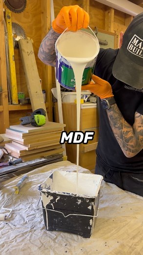 MDF primer - Always a must to prime and seal the MDF • • • • • #paint #paintings #painteranddecoratorslife #painteranddecorating #paintersoﬁnstagram #decorating #build #builders #buildersofig #workshops #workshop #asmr #asmrcommunity #asmrsounds | Madden Builders