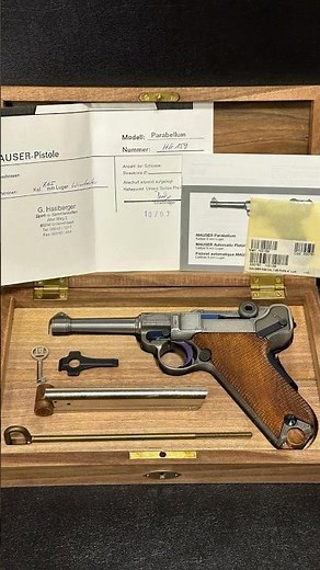 Mauser P08 Luger – A Masterpiece of Craftsmanship and Collectibility