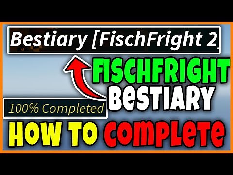 How to COMPLETE FISCHFRIGHT BESTIARY in FISCH EVERY LIMITED FISH Roblox