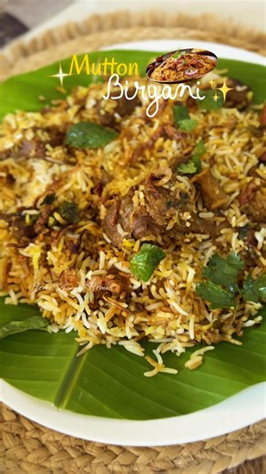 Ramadan Special Mutton Biryani | Easy Mutton Biryani Recipe Hydrabadi Style #shorts #biryani