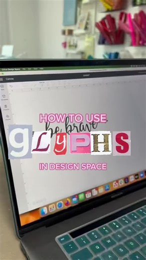 Here’s how to use glyphs in Design Space! 😍✨ #cricut #writing #glyph #fonts #designspace #cricutdesignspace #cricutforbeginners #tutorial #cricuttutorials #cricuthacks #cricutmaker #cricutexploreair2 #craft #cricuttok #cricuttiktok #fyp #foryou #crafttok