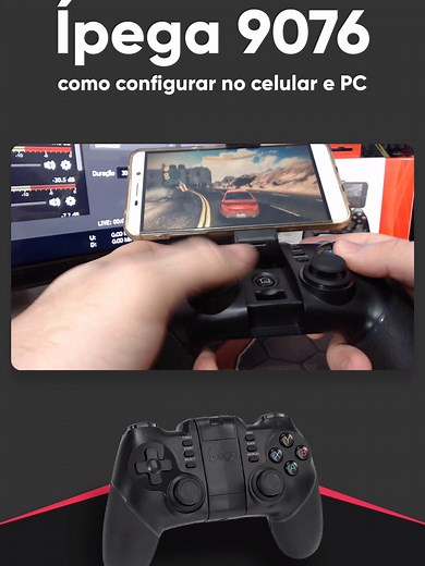 Como Configurar o Controle Ípega 9076 no Celular e PC