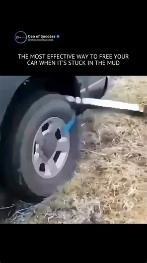 Affiliate Marketer | Business | Success | Wealth| Online| | Most drivers don’t realize there’s a simple trick that can get a car unstuck from mud. When a tire spins in soft, slick ground, it loses... | Instagram