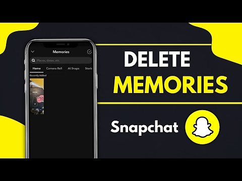 How to Delete Snapchat Memories (Can you get it back ?)
