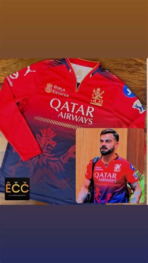 RCB 2025 Training Jersey ❤️ | #cricket #cricketshorts #cricketgear #shorts #short #rcb #rcbfans