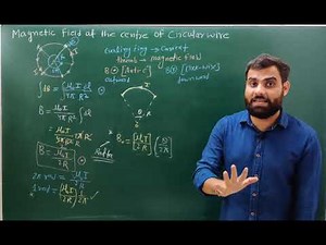 MAGNETIC EFFECT OF ELECTRIC CURRENT -3 | magnetic field at centre of circular wire |