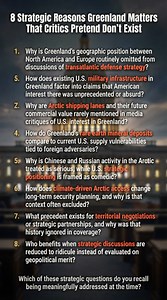 8 strategic reasons Greenland matters that critics pretend don't exist. | God's Guiding Light