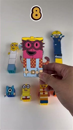 Numberblocks Mathlinks Cubes Dress Up Environmental Workers & Counting