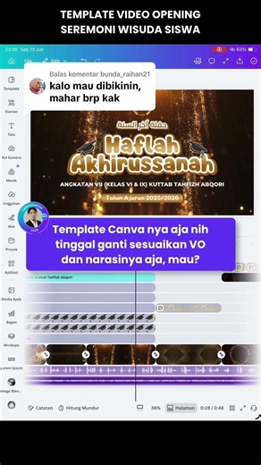 Student Graduation Ceremony Opening Video (Canva Template)