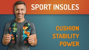 CRUVHEAL Sport Insoles for Men Women Running Shoe Inserts Shock Absorbing Support (Multicolor, L)