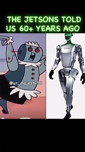 Ur_Majesty 👑🔮🌹 on Instagram: "“Rosey the Robot,” was on the very first episode on The Jetsons, which introduced their beloved robotic maid, Rosie, who comes for a one-day free trial but the family deciding to keep her despite her risks of being scrapped. #ai #humanoidrobots #thejetsons #thefuture #tagafriend"