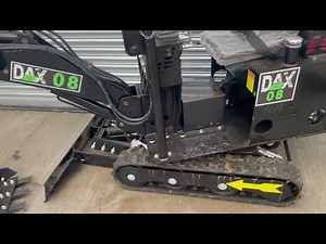 Dax industries 08 mini digger introduction