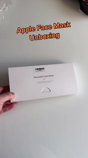 Apple face mask unboxing #apple #mask #fypシ