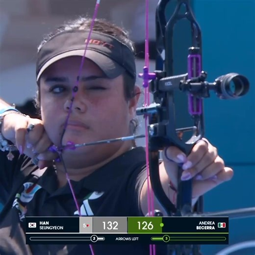 115K views · 2.1K reactions | TWO OUT OF THREE! 磊磊 Andrea Becerra shines again… and takes the gold at Hyundai Archery World Cup stage three in Antalya. #ArcheryWorldCup | World Archery | Facebook
