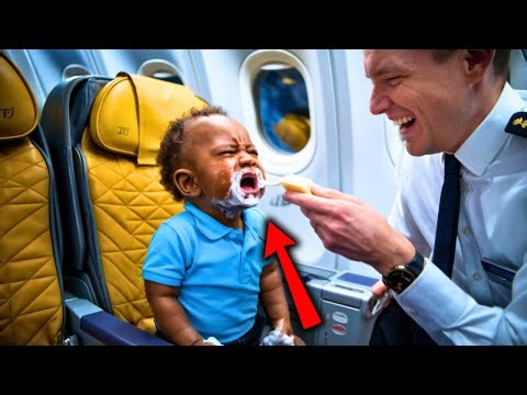 Flight Attendant Force-Fed the Baby Soap Instead of Milk Jammed the Whole Bottle Down His Throat!