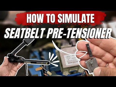 Seat Belt Pre-Tensioner Diagnostics | B 2292 Pretensioner | How to Simulate Seat Belt Pretensioner