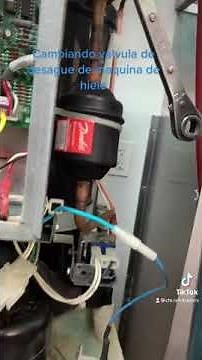 22 MAQUINA DE HIELO Manitowoc🧊; Como limpier valvula de desague #hielotech