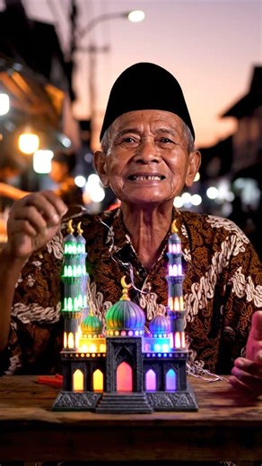 VIRAL Miniatur Masjid kakek #shorts #islam #miniaturmasjid