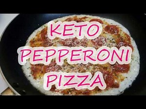 Keto Recipe | No Crust Pepperoni Pizza