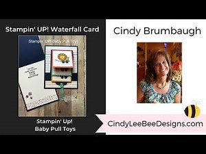 Stampin' UP! Waterfall Fun Fold Card