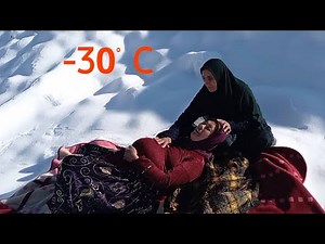 Terrible birth😱: the natural birth of triplets at -30 degrees and endangering their lives #birth