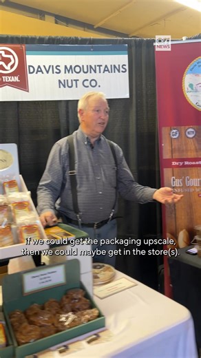 The Best Pecans in Texas? Meet Gus, who started oven-roasting and hand-coating pecans for friends and family in Fort Davis, TX! After selling out at local fairs, he knew he had a hit! Gus's company creates delicious flavors like: Vanilla Almond, Salted Jalapeño, and Roasted Salted Pecan - their unique process makes this their most popular flavor! Thanks to Go Texan grants for upscale packaging, Gus plans to expand his business and create jobs in West Texas! #GoTexan #TexasPecans #FortDavis #West