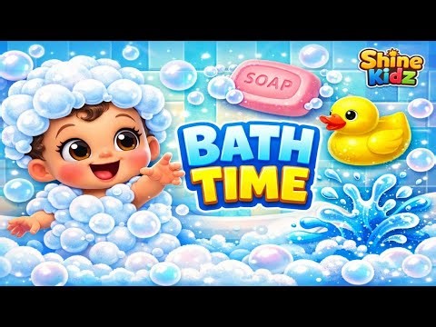 "🎶 Splish Splash Bath Time Fun! | Catchy Kids' Nursery Rhymes & Songs for Little Ones 🛁✨"