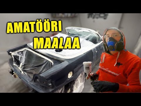 Voiko auton maalata itse kotitallissa ja kuinka paha mieli tulee? :D