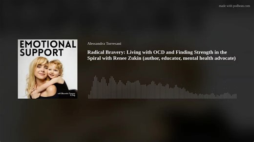 In this powerful episode of EmotionAL Support, Alessandra Torresani sits down with author and mental health advocate Renee Zukin to explore the raw truth of living with OCD and anxiety. Renee opens up about her personal journey—from the confusion of diagnosis to the clarity that followed—and how storytelling became her lifeline. Together, they unpack the misconceptions around OCD, the nonlinear nature of healing, and the idea of radical bravery: choosing courage even when fear shows up. This hea