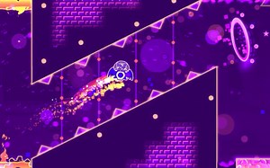 2.1早期free demon 【几何冲刺】 (easy demon) “Impact X” 100%