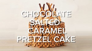 That caramel sauce is INCREDIBLE. Get the recipe here >>> https://www.taste.com.au/recipes/chocolate-salted-caramel-pretzel-cake/vH2EmNEa | Best Recipes | Facebook
