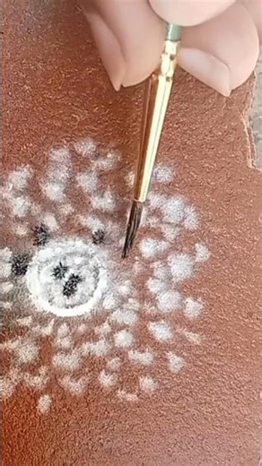 Beautiful Dot Flower Painting 🌸 | Easy Art Tutorial #shorts