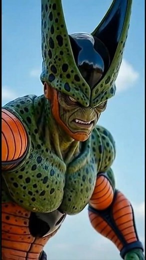 Cell's First Transformation in DBZ Dragon Ball Z #No17 #Android18 #DBZ #cellsaga #dragonballz