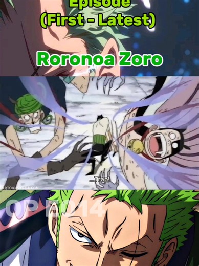 (One Piece) (All Roronoa Zoro Techniques First Introduction) 3. Tiger Trap 🔥 #onepiece #anime #roronoazoro #zoro #fyp