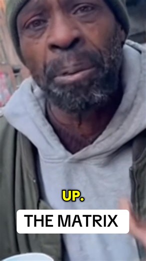 Homeless man decodes the matrix | UFO GOD