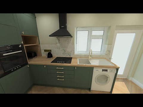 ArtiCAD - Standard Speed kitchen Design - 001 - Silent - No Music, No Commentary.