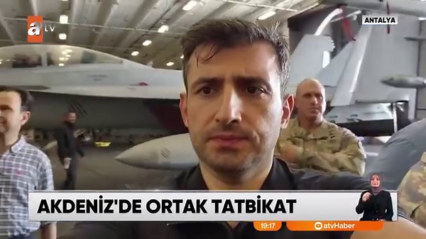 670K views · 10K reactions | Tatbikat ziyareti Dev uçak gemisinden paylaşım #atvHaber #SelçukBayraktar #tatbikat | atv Haber | Facebook