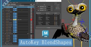 CG Tools Store - Travis Harvey - Automatic Blend Shapes to Set-Driven-Keys Attributes for Autodesk Maya V3.3