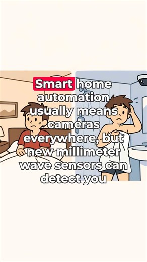 New sensors detect you without cameras. Millimeter-wave tech sees occupancy, movement, even breathing. Smart automation without the creepy surveillance. #SmartGeekHome #AmbientIntelligence #SmartHome