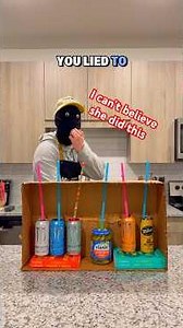 Blind taste testing energy drinks #blindtastetest #couplechallenge #bikerboy #booktok #prank