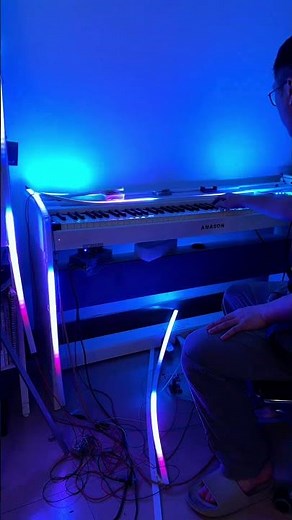 Immersive LED Music Spectrum:Faded #led #musicvisualization