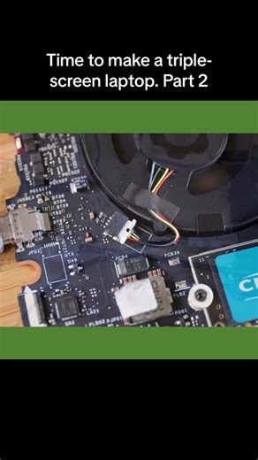 DIY Triple-Screen Laptop Build and Repair Guide