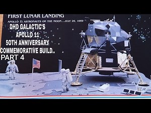 APOLLO 11 MOON LANDING VINTAGE KIT BUILD PART 4,THE ASCENT STAGE.