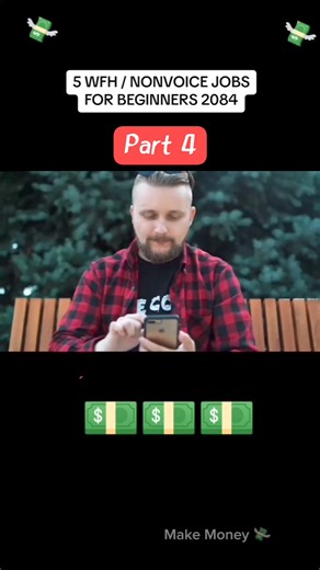 5 WFH / NONVOICE Jobs for beginners💸 (part 4) #sidehustleforstudents #makemoney #sidehustle #workfromhome #makemoneyonlinenow #sidehustlesuccess #sidehustleideas #part4 | Make Money$