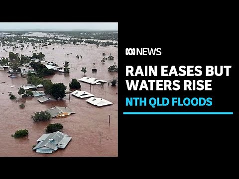 Record-breaking rain begins to ease in Nth Qld but evacuations continue | ABC News
