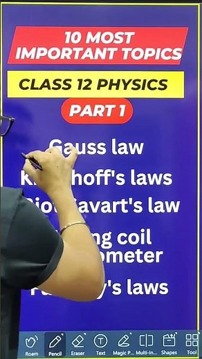 12 Physics - Most Important 10 Topics #board2024 #boardexam #cbse #cbseboardexam2024 #cbse2024